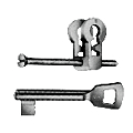 Adaptateur pour trou de cylindre européen