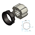 ADAPTATION TM45 PR TUBE ZURFLUH-FELLER DE 64 MM