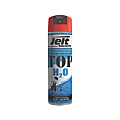 AEROSOL 650ML TRACEUR CHANTIER PERMANENT TOP H² 0 BASE AQUEUSE ROUGE  801823 FLUO