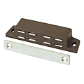 AIMANT DE PLACARD BM MARRON ENTRAXE 59MM 5/6KG