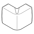 Angle extérieur Variasouple pour moulure Keva