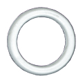 Anneau plastique blanc