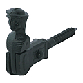 ARRET DE VOLET TETE BERGERE AUTOPHORESE VIS A BOIS LG.120 MM