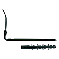 ARRET VOLET L.190MM NOIR AVEC CHEVILLE Ø 12X130MM