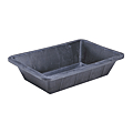 AUGE 25 LITRES EN CAOUTCHOUC NOIR 60 X 40 X 16 MM