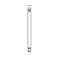 Axe de palier de compas UNI-JET M6/D