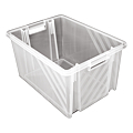 BAC 54 LITRES TRANSPARENT GERBABLE EMBOITABLE  ET EMPILABLE