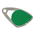 BADGE DE PROXIMITE ELECTRONIQUE VERT INTRATONE VIGIK TECHNOLOGIE MIFARE