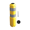 BALISETTE AUTO-RELEVABLE K5D JAUNE POUR BALISAGE CHANTIER H750 Ø 200 MM