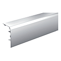 Bandeau alu anodisé argent pour fixation murale