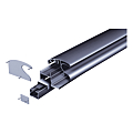 BANDEAU VENTOUSE 12/24/48VCC AUTOMATIQUE 2X300 KG  GRIS 7016  2500MM CONFORME