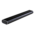 BARRE DE PENDERIE TUBE OVALE 30X15 MM ALU NOIR MAT (RAL9005) LG. 2,5 M