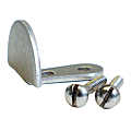 BATTEMENT DE VOLET COUDE INOX + 2 VIS 5 X 30