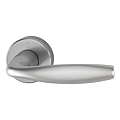 BEQ.DBLE S/ROSACE NEW YORK 1810/42K/42KS F9 INOX BEC DE CANE PR PORTE EP. 35/45