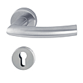BEQUILLE DBLE TRONDHEIM E1430Z/42K/42KS F69 INOX MAT AVEC ROSACE - CLE I