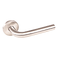BEQUILLE DOUBLE INOX 304 FORME EN L SUR ROSACES RONDES PROMIUM