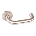 BEQUILLE DOUBLE INOX 304 FORME U SUR ROSACES RONDES PROMIUM