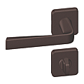 BEQUILLE DOUBLE KAZA 6601 NOIR BASALT SUR ROSACE CARREE - A CONDAMNATION