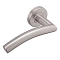 BEQUILLE DOUBLE LC4 FORME COURBE BDC SUR ROSACE CARRE 7 MM