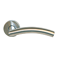 BEQUILLE DOUBLE SULLY INOX 304 SUR ROCACE Ø 50 MM