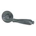 BEQUILLE DOUBLE SUR ROSACE PARIS SHERARDISE PATINE