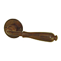 BEQUILLE DOUBLE SUR ROSACE PARIS ROUILLE CIRE