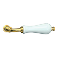 BEQUILLE SIMPLE PORCELAINE BLANCHE POIRE C7 - EMBASE LAITON VP