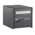 Boîte aux lettres Master box simple face gris anthracite Ral 7016 garantie 8 ans