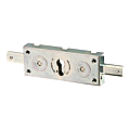 BOITIER SERRURE RIDEAU METAL. EN 160X60 REF. 3150260919974 POUR 1/2 CYL PROFILE