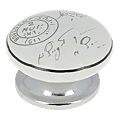 Bouton de meuble motif timbre photo du produit
