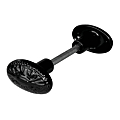 Bouton double de porte orné