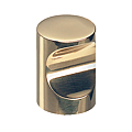 Bouton index 1 encoche en laiton poli, hauteur 22 mm, Ø 15 mm