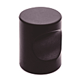 BOUTON ENCOCHES PLAT NOIR MAT D.25 H.30 
