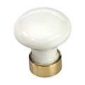Bouton de meuble porcelaine