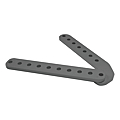 Bras court pour portail battant 738010