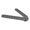 Bras court pour portail battant 738010 photo du produit