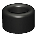 BUTEE CAOUTCHOUC NOIRE Ø 20 MM 