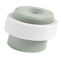 BUTOIR PLASTIQUE GRIS NOVOR BAGUE BLANCHE Ø.36 MM H.30 MM