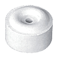 BUTOIR TOUT CAOUTCHOUC BLANC Ø 40 MM H 25 MM