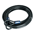 CABLE ACIER PLASTIFIE 10 M DIAM 10 MM AVEC 2 BOUCLES