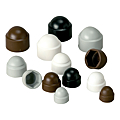 CACHE ECROU NOIR POUR VIS 6 PANS M12 POLYHETYLENE