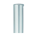 CACHE MODERNE FEMELLE POUR FICHE URSUS Ø 18 MM ALU ARGENT SATINE