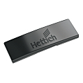 CACHES ACIER NOIR DE BRAS DE CHARNIERE  AVEC LOGO HETTICH