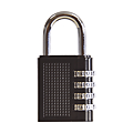 CADENAS INTERIEUR 48X41 MM 4 CHIFFRES NOIR ECOPRO