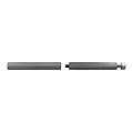 CARRE SPLIT 7 MM LONGUEUR 65 + 65 MM POUR SERRURE BEQUILLES CONTROLEES