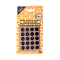 CARTE 100 CACHE-VIS ADHESIFS CHENE FONCE POUR VIS AGGLO