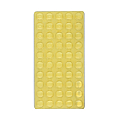 CARTE 50 BUTEES PLASTIQUE AUTOCOLLANTES TRANSPARENTES Ø 8 MM