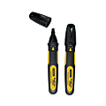 CARTE DE 2 MARQUEURS NOIRS POINTE LARGE FATMAX XL