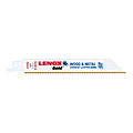 CARTE DE 5 LAMES SCIE SABRE BIMETAL 610R METAL 3 A 10 MM EN 150 X 2 0 X 0,9 MM