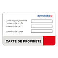 Carte de propriété pour cylindre P-Extra PRO photo du produit